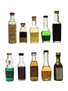 Assorted Liqueurs Bottled 1960s 2 x 2cl, 6 x 3cl & 2 x 4cl