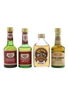 Athol Brose, Hot Toddy & Loch Lomond Liqueurs Bottled 1980s 4 x 3cl - 5cl