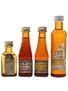 Cointreau, Cusenier & Suze Gentiane Bottled 1970s 4 x 3cl-5cl