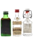 Jagermeister, Kirschwasser & Obstbrand Bottled 1970s & 1980s 3 x 3cl-5cl