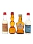 Mazzetti, Ramazzotti, Negroni & Stock Grappa Bottled 1980s 4 x 2.5cl-3cl