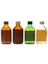 Crawford's, Grendel's, Queen Anne & Whyte & Mackay Bottled 1970s & 1980s 4 x 3.7cl-5cl