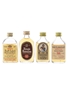 Buff Label, King's Ransom, Ian Macleod & Whyte & Mackays Bottled 1980s 4 x 4cl-5cl