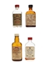 Blended Whisky Miniatures Bottled 1960s 4 x 5cl