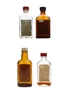 Blended Whisky Miniatures Bottled 1960s 4 x 5cl