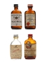 Blended Scotch Whisky Miniatures Bottled 1950s 4 x 5cl