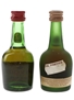 Courvoisier Napoleon & 3 Star Luxe Bottled 1970s - Cedal 2 x 3cl / 40%