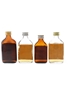 Abbott's Choice, Dewar's, Haig & Highland Queen Bottled 1970s 4 x 5cl / 40%