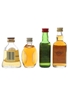 Bell's, Dimple, J & B, Teacher's Bottled 1970s & 1990s 4 x 5cl / 40%