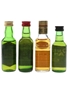 Cream of Glenlivet, Justerini & Brooks, Mackinlay's And Queen Anne Bottled 1970s 4 x 5cl