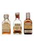 3 x Assorted Blended Scotch Whisky US Release Miniature