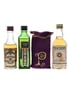 Chivas Regal, Passport Scotch, Pinwinnie Royale & Teacher's Bottled 1970s 4 x 4.7cl-5cl