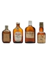 4 x Assorted Blended Scotch Whisky Miniature 