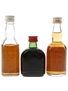 Ainslie's, Buchanan's And Whyte & Mackay Bottled 1960s-1970s 3 x 5cl / 40%