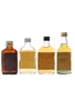 Ballantine's, Dewar's, John Begg & Teacher's Bottled 1970s 4 x 4.7cl-5.6cl / 40%
