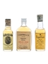 3 x Assorted Blended Scotch Whisky Miniature 