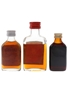 Lamb's, Rope & Anchor, Windjammer Rum Bottled 1970s 3 x 5cl / 40%