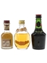 Chivas regal, Dimple & Vat 69 Bottled 1960s & 1970s 3 x 5cl