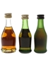 Bisquit 3 Star & VSOP Bottled 1970s & 1980s 3 x 3cl / 40%