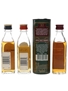 Black Bush & Bushmills Bottled 1980s & 1990s 3 x 5cl / 40%