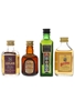 Grand Old Parr, Logan, Passport & White Horse Bottled 1970s & 1990s 4 x 5cl