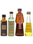 Assorted Italian Liqueurs Drioli, Frangelico, Galliano & Lazzaroni 4 x 2.8cl-5cl