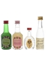 Assorted Eaux De Vie & Liqueurs Bertrand, Hoppe & Le Bon Pere William 4 x 3cl-5cl