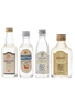 Booth's & Greenall's 1761 Gin Bottled 1970s 4 x 4.7cl-5cl