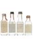 Booth's, Fleischmann's & Seagram's Dry Gin Bottled 1970s-1980s - United States 4 x 4.7cl-5cl