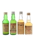 Chequers, MacArthur's, Pig's Nose And Whyte & Mackays Bottled 1970s 4 x 4.7cl-5cl