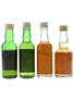 Chequers, MacArthur's, Pig's Nose And Whyte & Mackays Bottled 1970s 4 x 4.7cl-5cl