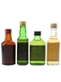 Crawford's, Hielanman, Seagram's & Queen Anne Bottled 1970s 4 x 5cl