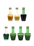 Assorted De Kuyper Liqueurs Bottled 1980s 7 x 3cl-3.5cl