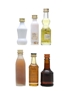 Brandy & Rum Liqueurs Assorted Miniatures 4cl, 3 x 3cl & 2 x 5cl