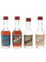 Assorted Bols Liqueurs Bottled 1970s 4 x 3cl-3.5cl