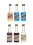 Assorted Bols Liqueurs Bottled 1970s 6 x 3.5cl