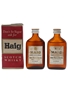 Haig Gold Label Bottled 1960s-1970s 2 x 5cl / 40%