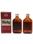 Haig Gold Label Bottled 1960s-1970s 2 x 5cl / 40%