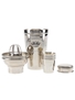 Coronet Piccadilly Cocktail Shaker With Cups  17cm Tall