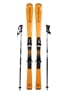 Veuve Clicquot Skis Elan 152cm Skis / 115cm Poles