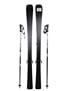 Veuve Clicquot Skis Elan 152cm Skis / 115cm Poles