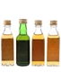 Acredyke's, Prince, R B & Sir Walter Raleigh Bottled 1980s 4 x 4cl-5cl