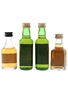 Burberrys, Harrods & House Of Lords Bottled 1980s 4 x 5cl / 40%