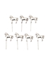 White Horse Lapel Pins  