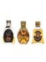 3 x Blended Scotch Whisky Spring Cap Miniatures