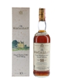 Macallan 10 Year Old Bottled 1980s - Giovinetti 75cl / 40%