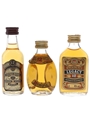 Chivas Regal, Dimple & Mackinlay's Legacy 12 Year Old Bottled 1980s 3 x 5cl