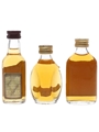Chivas Regal, Dimple & Mackinlay's Legacy 12 Year Old Bottled 1980s 3 x 5cl