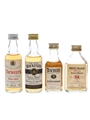 Dewar's White Label, Teacher's, The Real Mackenzie & Whyte&Mackay Bottled 1980s 4 x 5cl / 40%