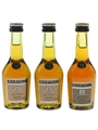 Martell 3 Star VS Bottled 1980s 3 x 4cl / 40%